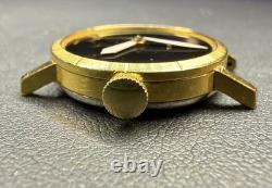 Rare Vintage Swiss Watch Manual 17 Jewel Gold Plaque 20 Women's