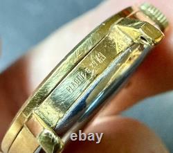 Rare Vintage Swiss Watch Manual 17 Jewel Gold Plaque 20 Women's