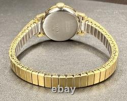 Rare Vintage Swiss Watch Manual 17 Jewel Gold Plaque 20 Women's