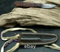 Rare Vintage Swiss Wengerinox'bird Knife' With Original Leather Sheath (k1)