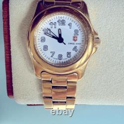 Rare Vintage Swiss army gold tone watch new battery 1990's