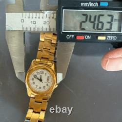 Rare Vintage Swiss army gold tone watch new battery 1990's