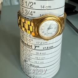 Rare Vintage Swiss army gold tone watch new battery 1990's