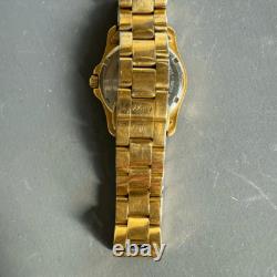 Rare Vintage Swiss army gold tone watch new battery 1990's