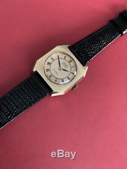 Rare Vintage Swiss mechanical Ladies watch ORIS 17 Jewels Gold plated