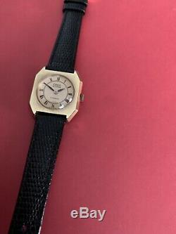 Rare Vintage Swiss mechanical Ladies watch ORIS 17 Jewels Gold plated