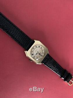 Rare Vintage Swiss mechanical Ladies watch ORIS 17 Jewels Gold plated