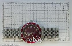 Rare Vintage Tag Heuer Red Dial 1000 Series Wristwatch 980 913 N Swiss Made