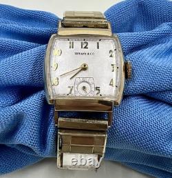 Rare Vintage Tiffany & Co. Watch 14K Gold Filled Manual Wind 26mm Swiss Made