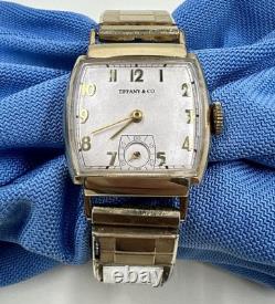 Rare Vintage Tiffany & Co. Watch 14K Gold Filled Manual Wind 26mm Swiss Made