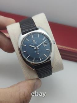 Rare Vintage Tissot Seastar Automatic Men's Watch Blue Dial, 1970s Swiss Made
