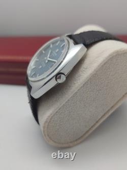 Rare Vintage Tissot Seastar Automatic Men's Watch Blue Dial, 1970s Swiss Made