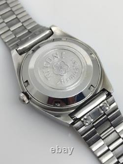 Rare Vintage Titoni Airmaster Blue Dial 17 Jewels Manual Wind Swiss Made Watch