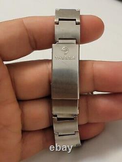 Rare Vintage Tressa Laser Beam Stainless Steel TV Dial Swiss Automatic Men's