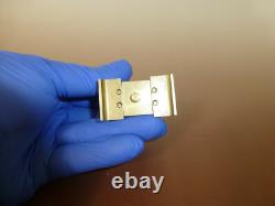 Rare Vintage Turler Swiss Miniature Skeleton Clock Luxury Brass Case (See Video)