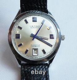 Rare Vintage Ultra Automatic 25 Jewels Incabloc Swiss Watch