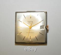 Rare Vintage Vetta 21 Rubis Automatic 30mm square Cal. 674 Swiss Watch