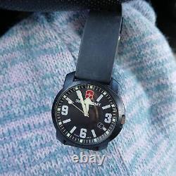 Rare Vintage Victorinox Swiss Army Analog Quartz Watch Swiss Made 50 Meters