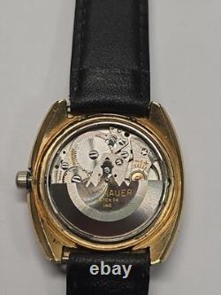 Rare Vintage WITTNAUER Geneve men's automatic watch C11KAS-1 Date swiss 1970's