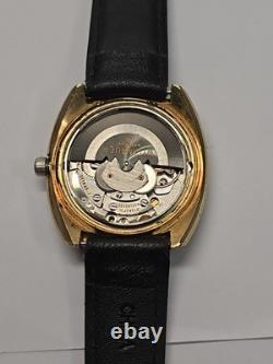 Rare Vintage WITTNAUER Geneve men's automatic watch C11KAS-1 Date swiss 1970's