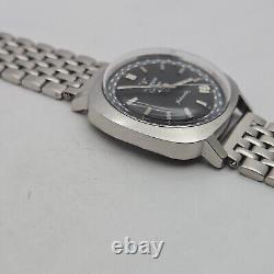 Rare Vintage WITTNAUER Geneve men's automatic watch C11KAS Date swiss 1960s