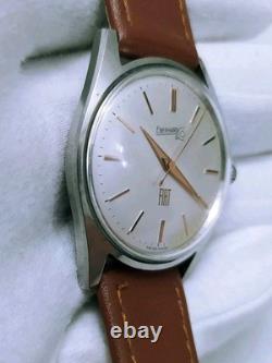 Rare Vintage Watch Eberhard FIAT Original Dial 17 Jewels Cal. 262-1 Swiss Watch