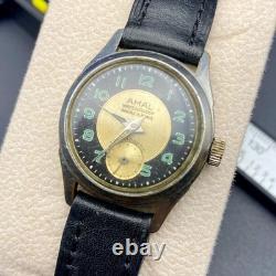 Rare Vintage Watch Men's Military Sub Second Manual Winding Swiss 1950´s