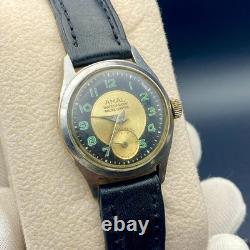 Rare Vintage Watch Men's Military Sub Second Manual Winding Swiss 1950´s