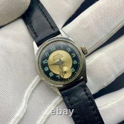 Rare Vintage Watch Men's Military Sub Second Manual Winding Swiss 1950´s