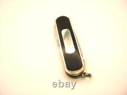 Rare Vintage Wenger Sterling Silver Tuxedo 65mm Swiss Army Knife
