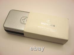 Rare Vintage Wenger Sterling Silver Tuxedo 65mm Swiss Army Knife