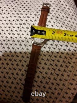 Rare Vintage Wenger Swiss Military Wrist Watch 100m Schwan's Colab