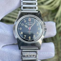 Rare Vintage West End Military Sowar Prima Manual Wind Swiss MenWatch Cal. 68