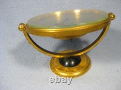 Rare Vintage William Barthman Swiss Desk Clock Working