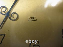 Rare Vintage William Barthman Swiss Desk Clock Working