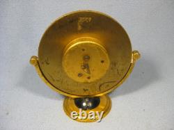 Rare Vintage William Barthman Swiss Desk Clock Working