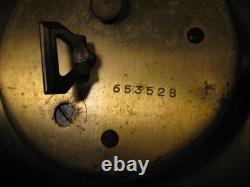 Rare Vintage William Barthman Swiss Desk Clock Working