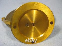 Rare Vintage William Barthman Swiss Desk Clock Working