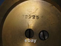 Rare Vintage William Barthman Swiss Desk Clock Working