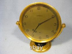 Rare Vintage William Barthman Swiss Desk Clock Working