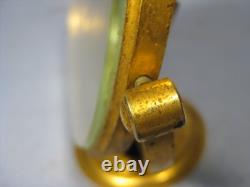 Rare Vintage William Barthman Swiss Desk Clock Working