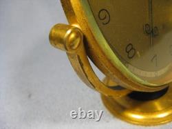 Rare Vintage William Barthman Swiss Desk Clock Working