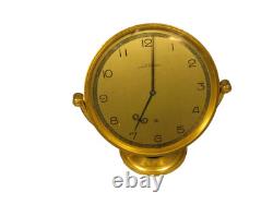 Rare Vintage William Barthman Swiss Desk Clock Working