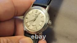 Rare Vintage Wittnauer Daily Driver Stainless Steel Swiss Made Manual Wind