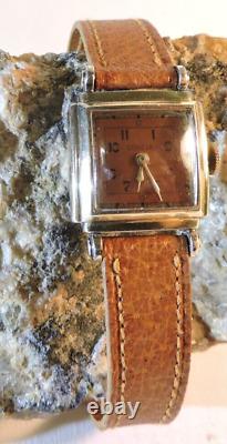 Rare Vintage Working Geneva 15 jewel GF Swiss Made Mechanical Wristwatch