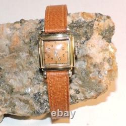 Rare Vintage Working Geneva 15 jewel GF Swiss Made Mechanical Wristwatch