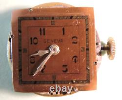 Rare Vintage Working Geneva 15 jewel GF Swiss Made Mechanical Wristwatch