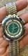 Rare Vintage YAROM Swiss Mechanical 17 Jewels Watch Green Dial World Time