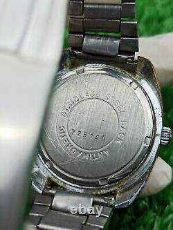 Rare Vintage YEMA WATCH Space Age Digital Jump Hour Automatic 70s Swiss