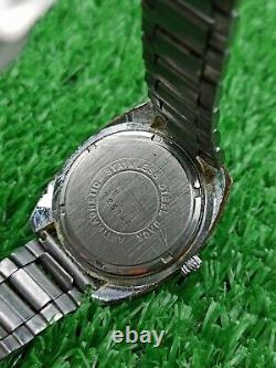 Rare Vintage YEMA WATCH Space Age Digital Jump Hour Automatic 70s Swiss